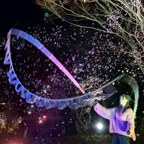 ナイトバブルショーが開催されました🫧